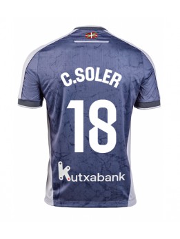 Real Sociedad Carlos Soler #18 Auswärtstrikot 2025-26 Kurzarm Real Sociedad Carlos Soler #18 Auswärtstrikot 2025-26 Kurzarm